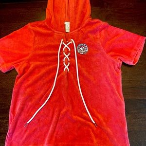 Ivory Ella Pink Hoodie Small